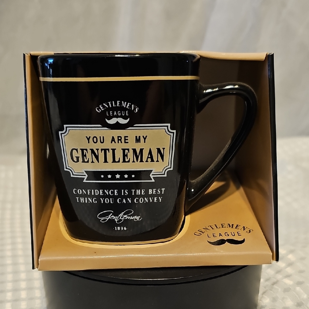 Gentlemen's League Black Mug